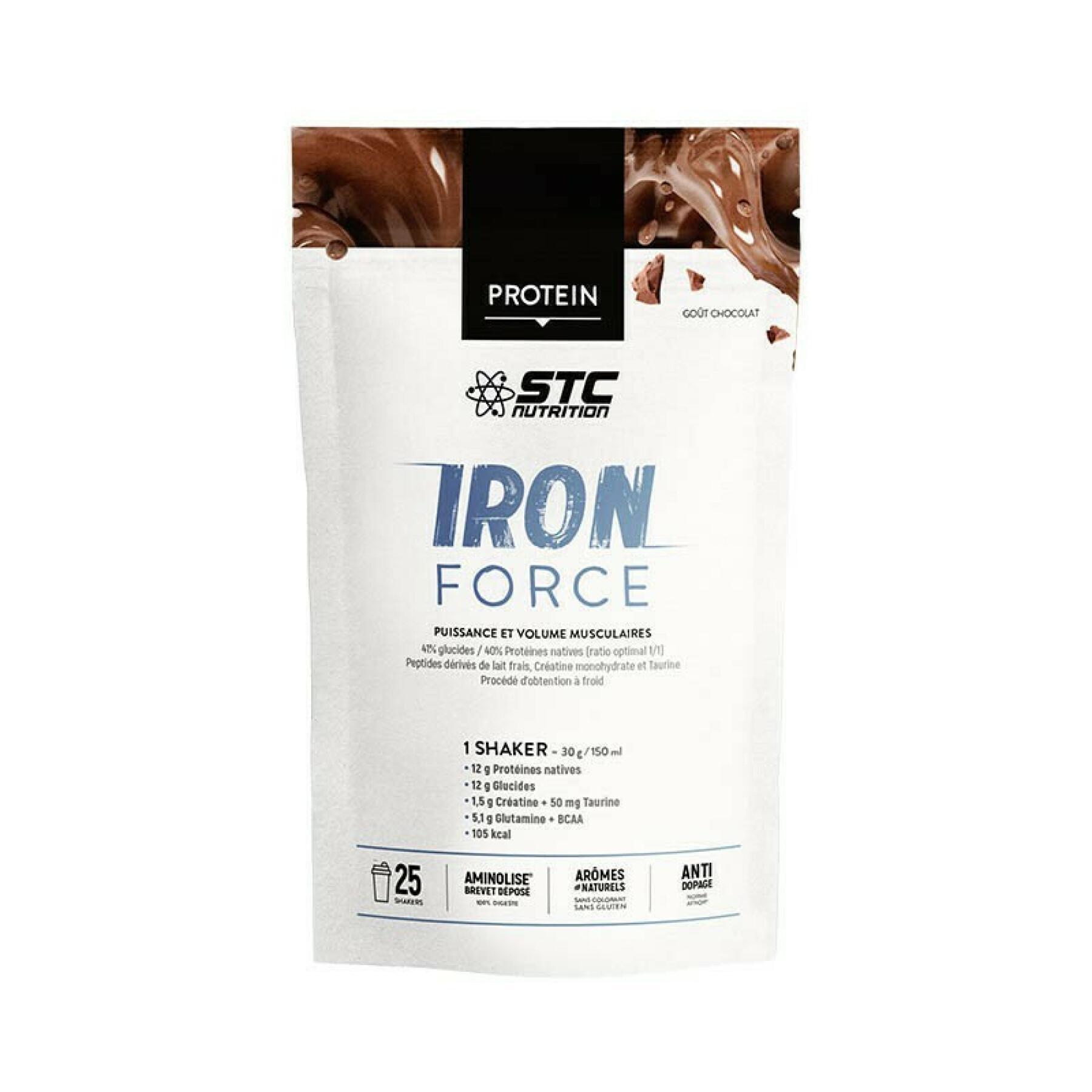 Doypack iron force® protein con misurino STC Nutrition vanille - 750g