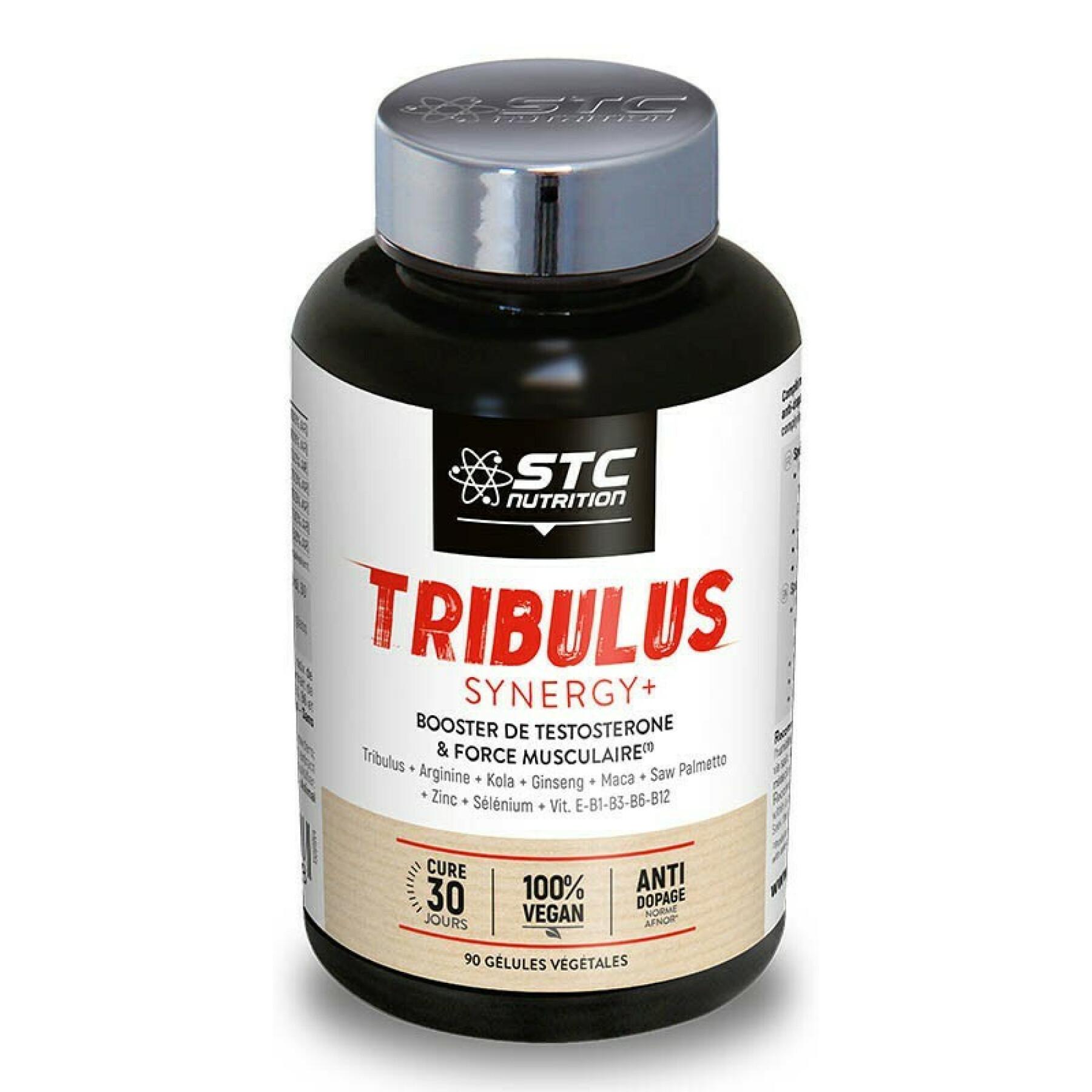 Tribulus synergy+ testosterone & muscle strength booster STC Nutrition - 90 gélules végétales