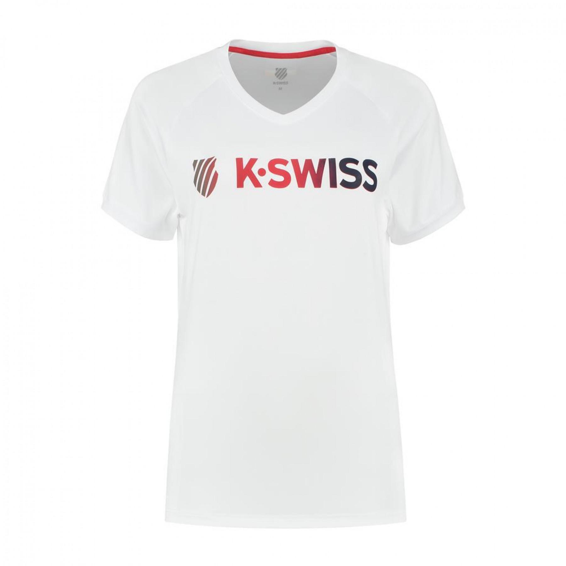 Maglietta da donna K-Swiss heritage sport logo