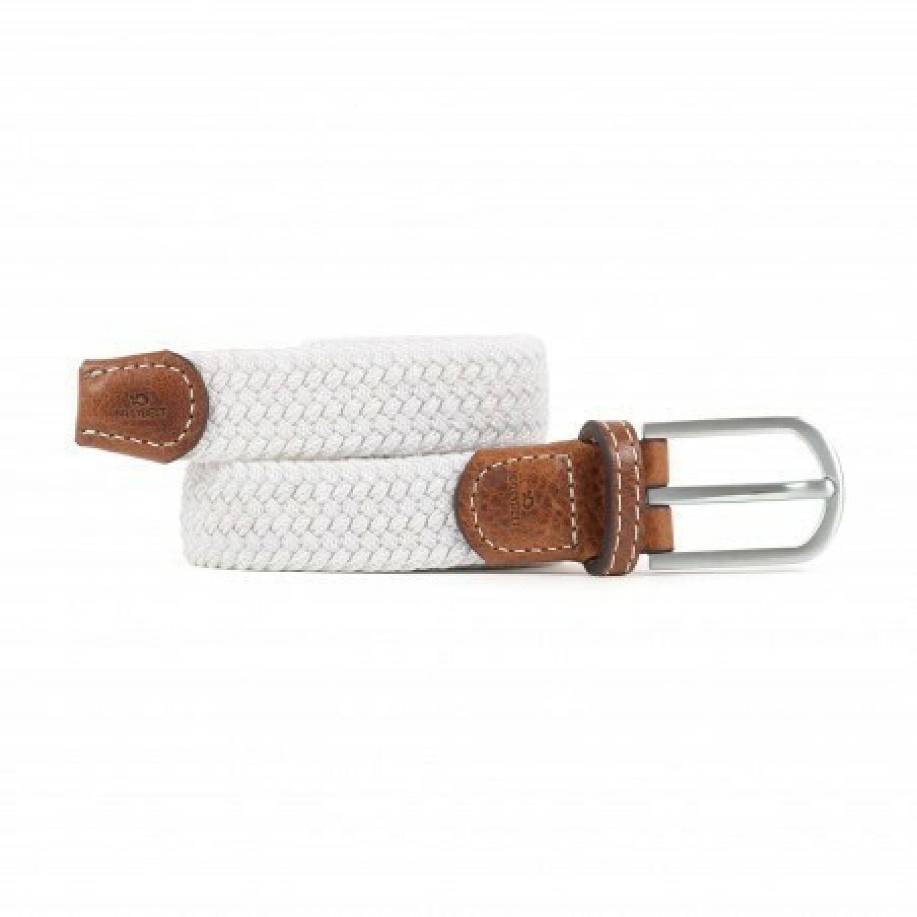 Cintura elastica intrecciata per donne Billybelt Blanc Coco