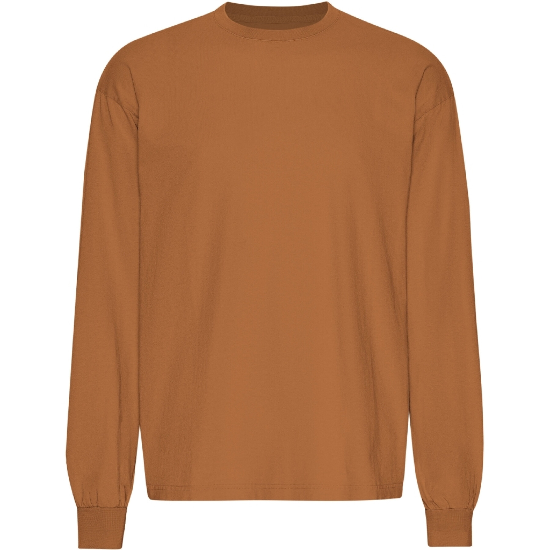T-shirt oversize a maniche lunghe Colorful Standard Organic Ginger Brown