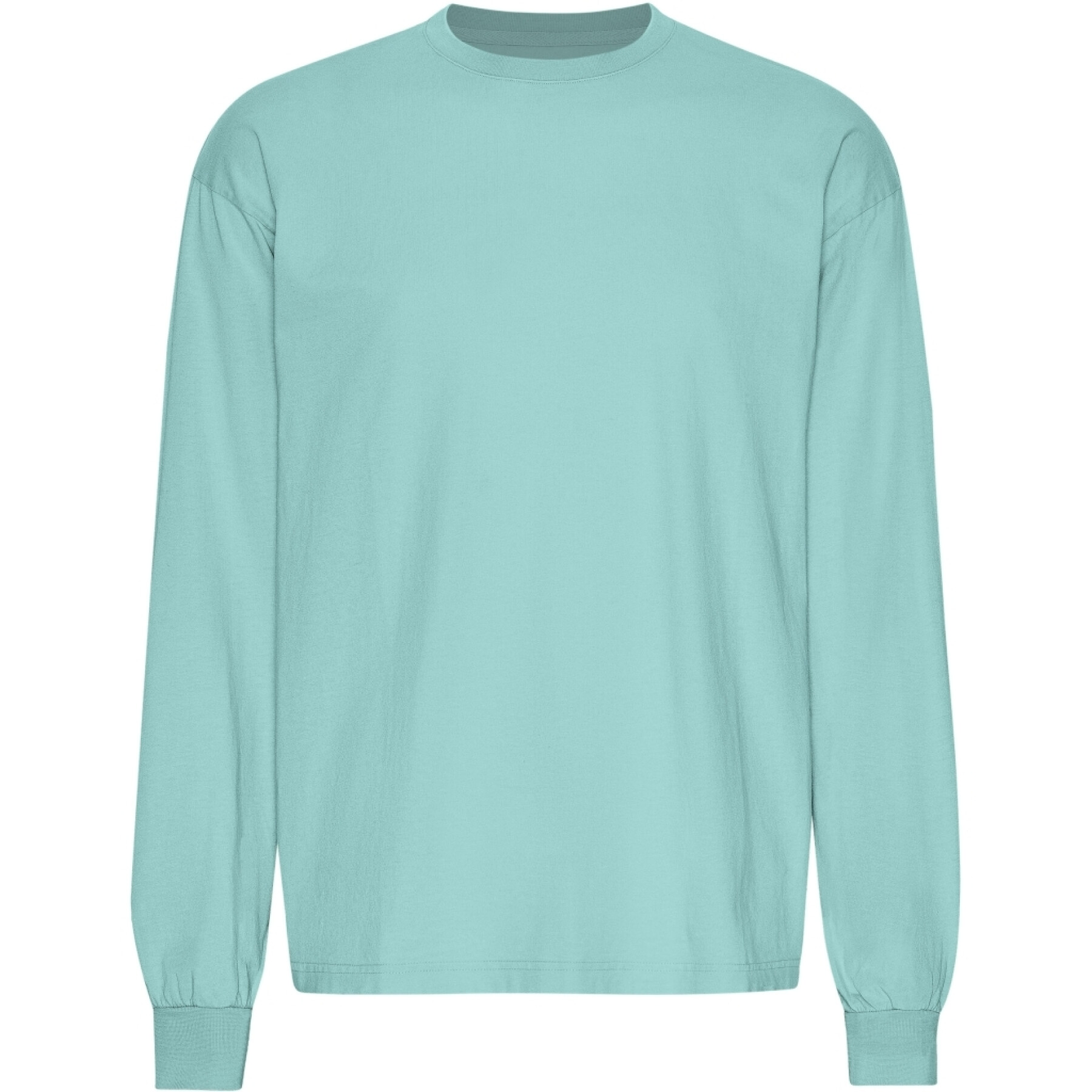 T-shirt oversize a maniche lunghe Colorful Standard Organic Teal Blue