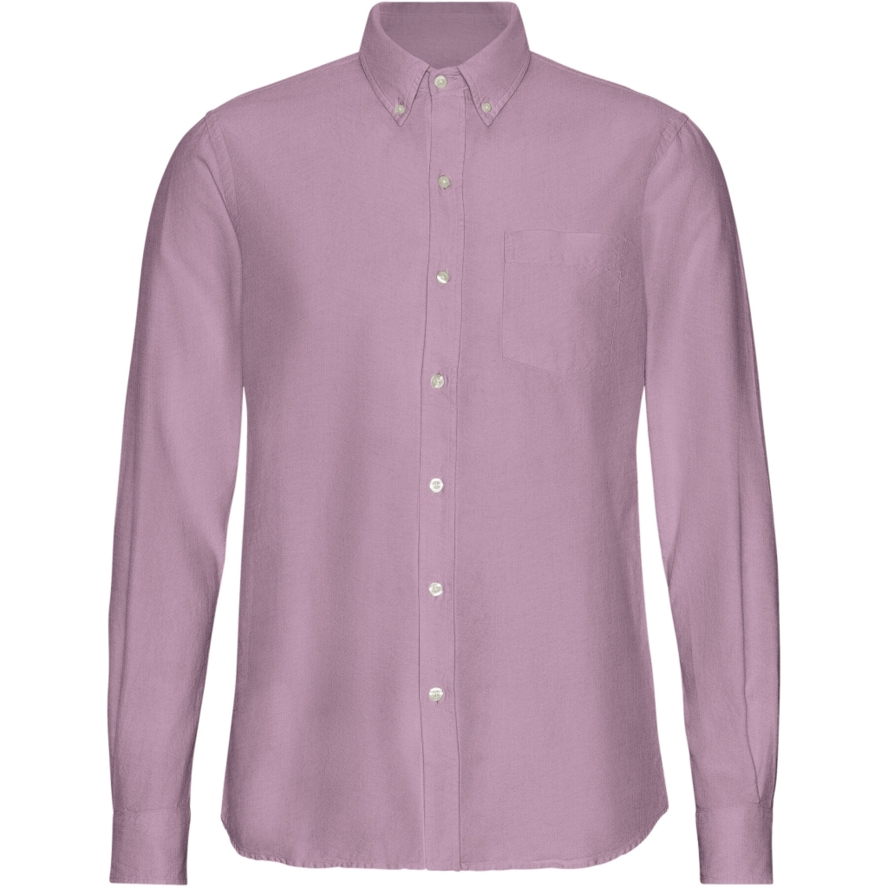 Camicia con bottoni Colorful Standard Organic Pearly Purple