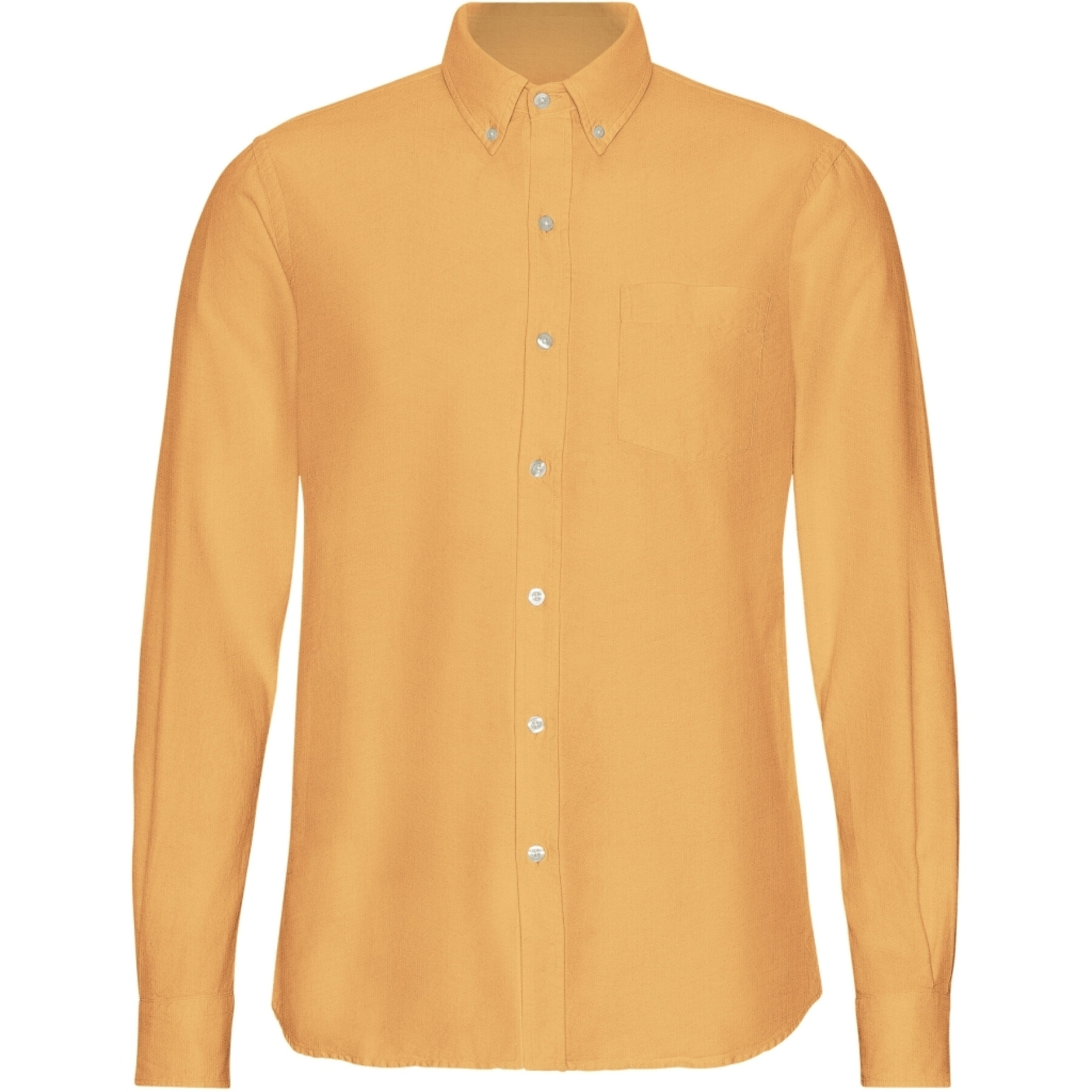Camicia con bottoni Colorful Standard Organic Sandstone Orange