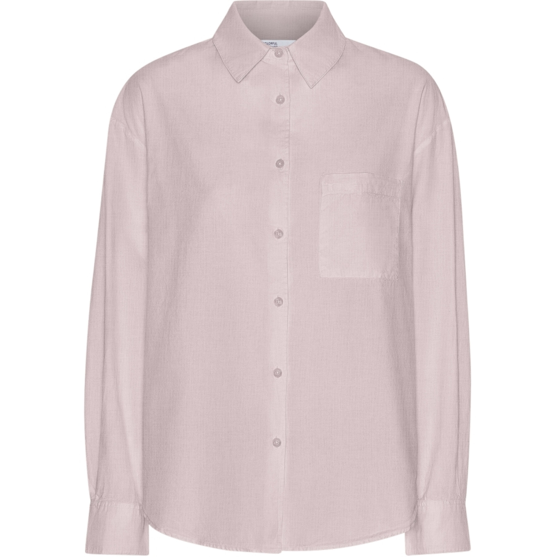 Camicia pesante oversize da donna Colorful Standard Organic Faded Pink
