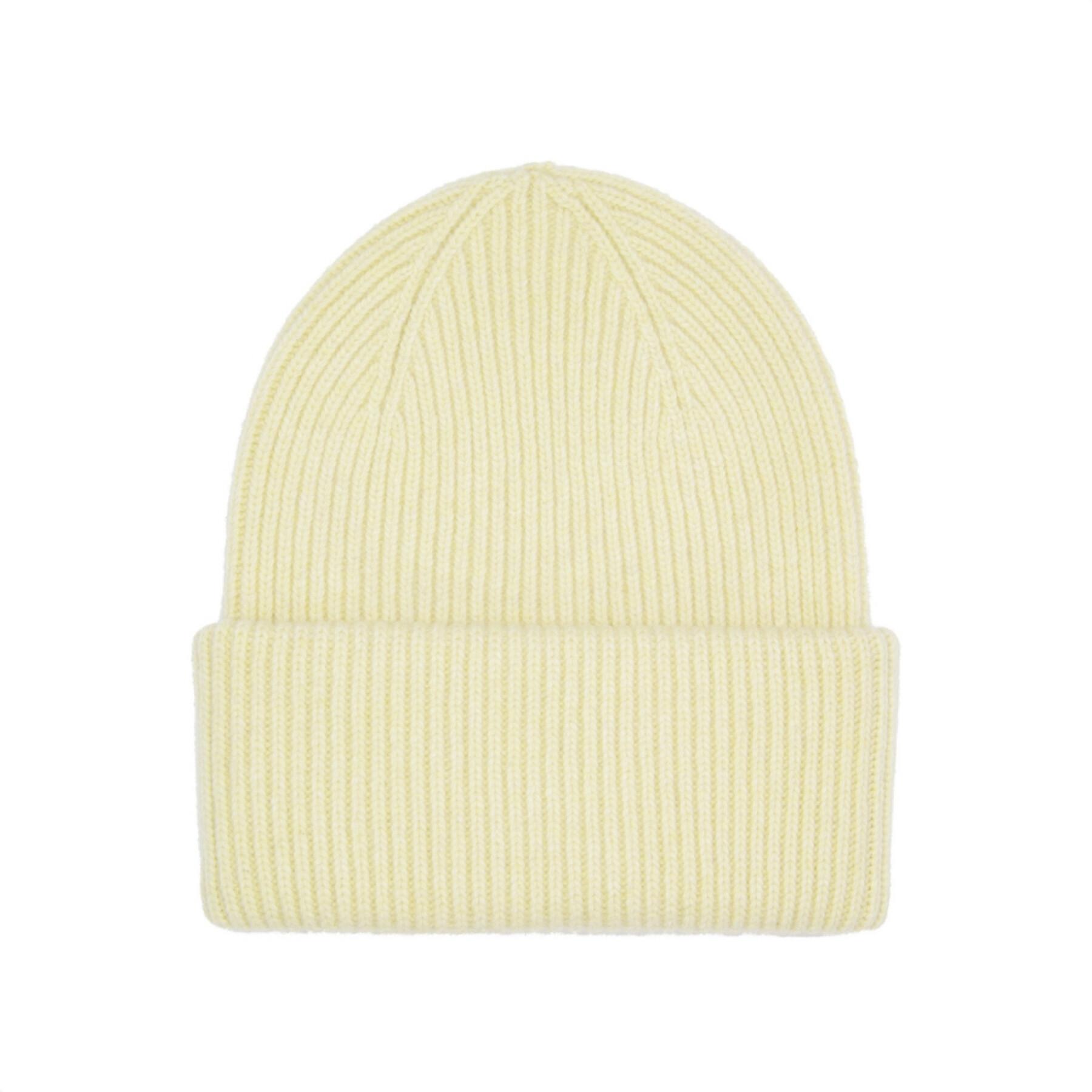 Cappello di lana Colorful Standard Merino soft yellow