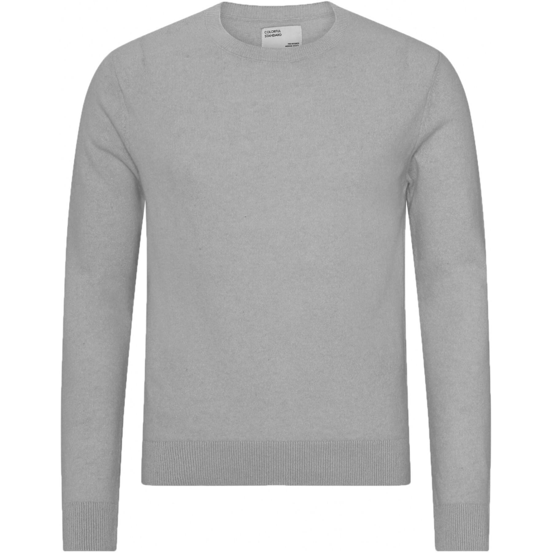 Maglione a girocollo in lana Colorful Standard Light Merino heather grey 2020 color