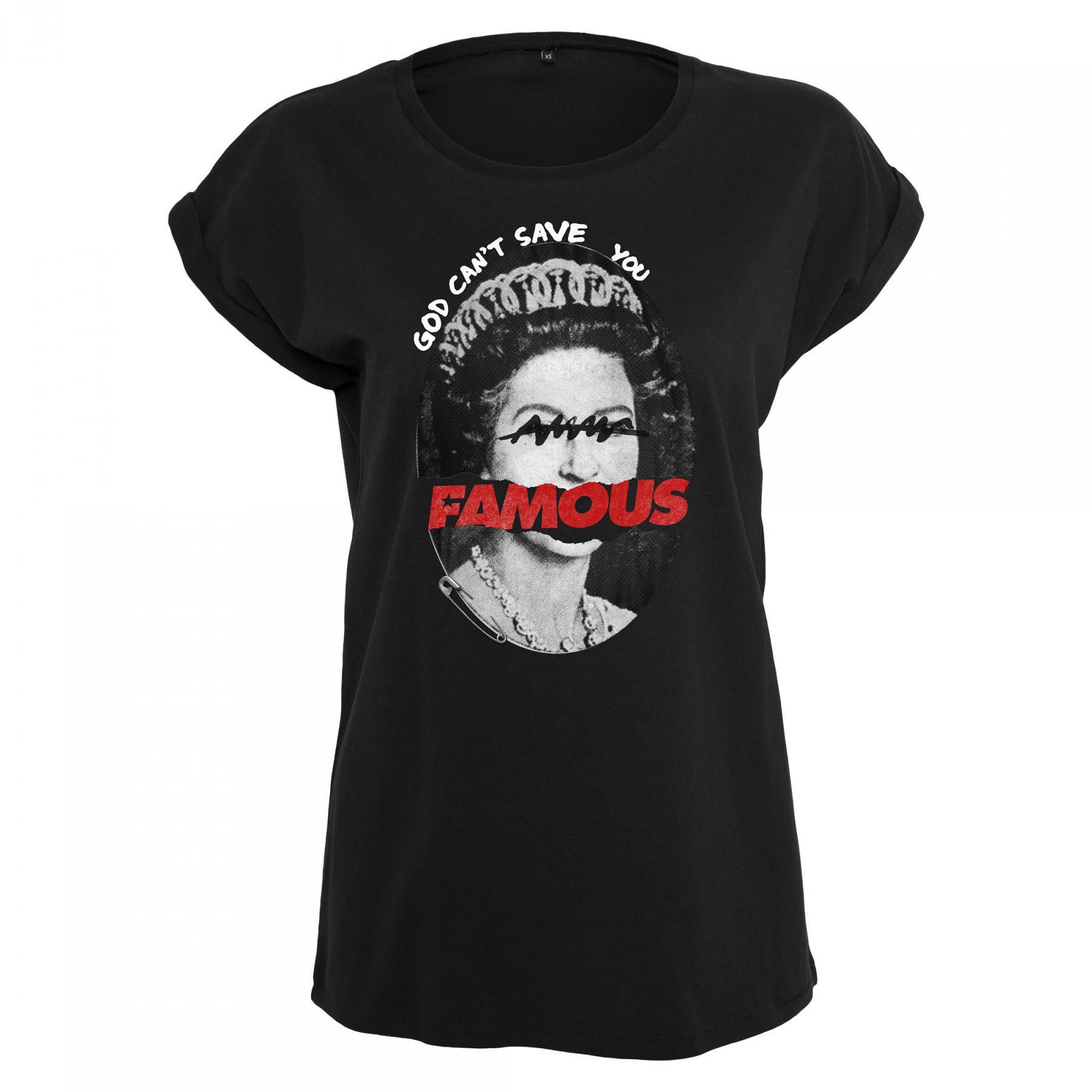 T-shirt donna Famous God can't Save