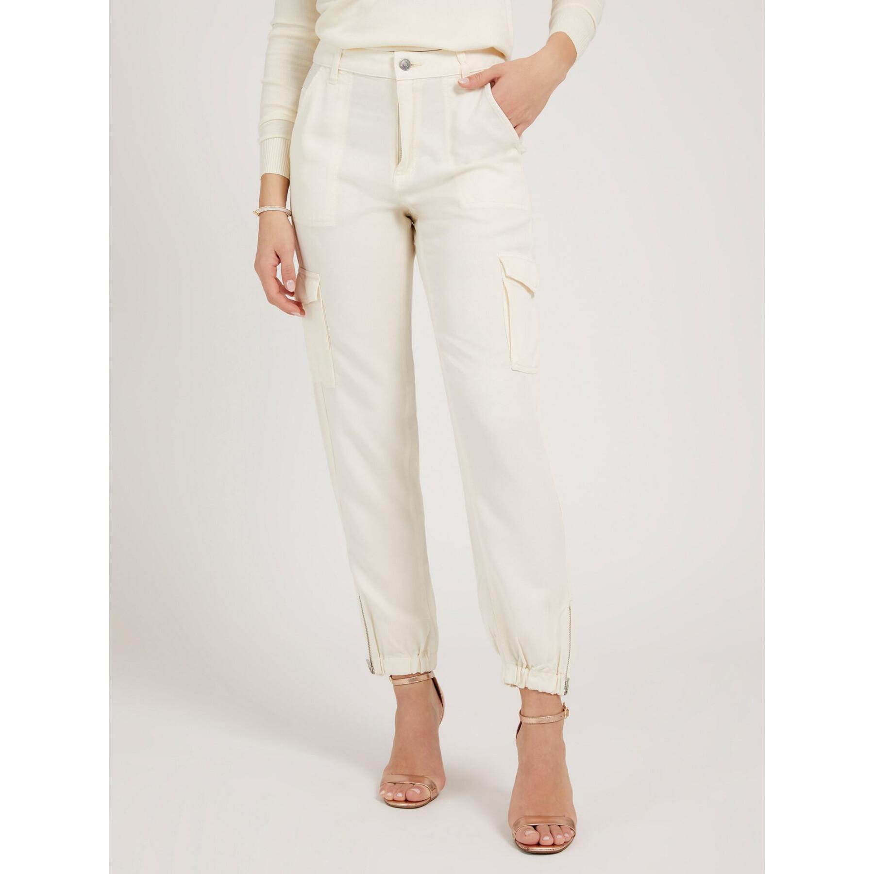 Pantaloni cargo chino femme Guess Es Bowie