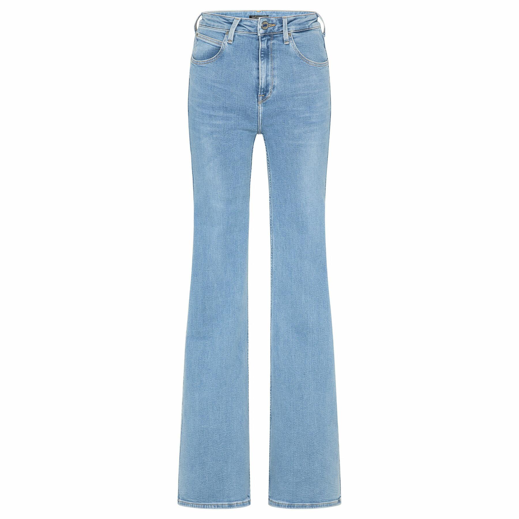 Jeans da donna Lee FLARE BO BRIGHTON ROCK
