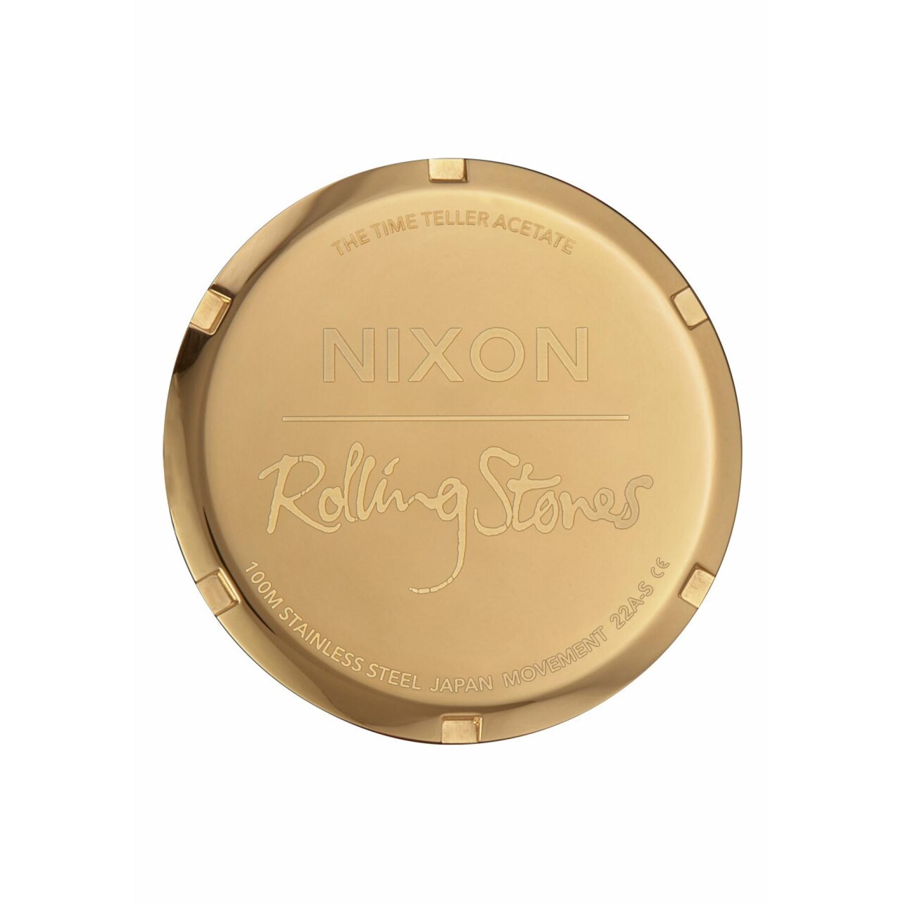 Orologio in acetato Nixon Rolling Stones Time Teller