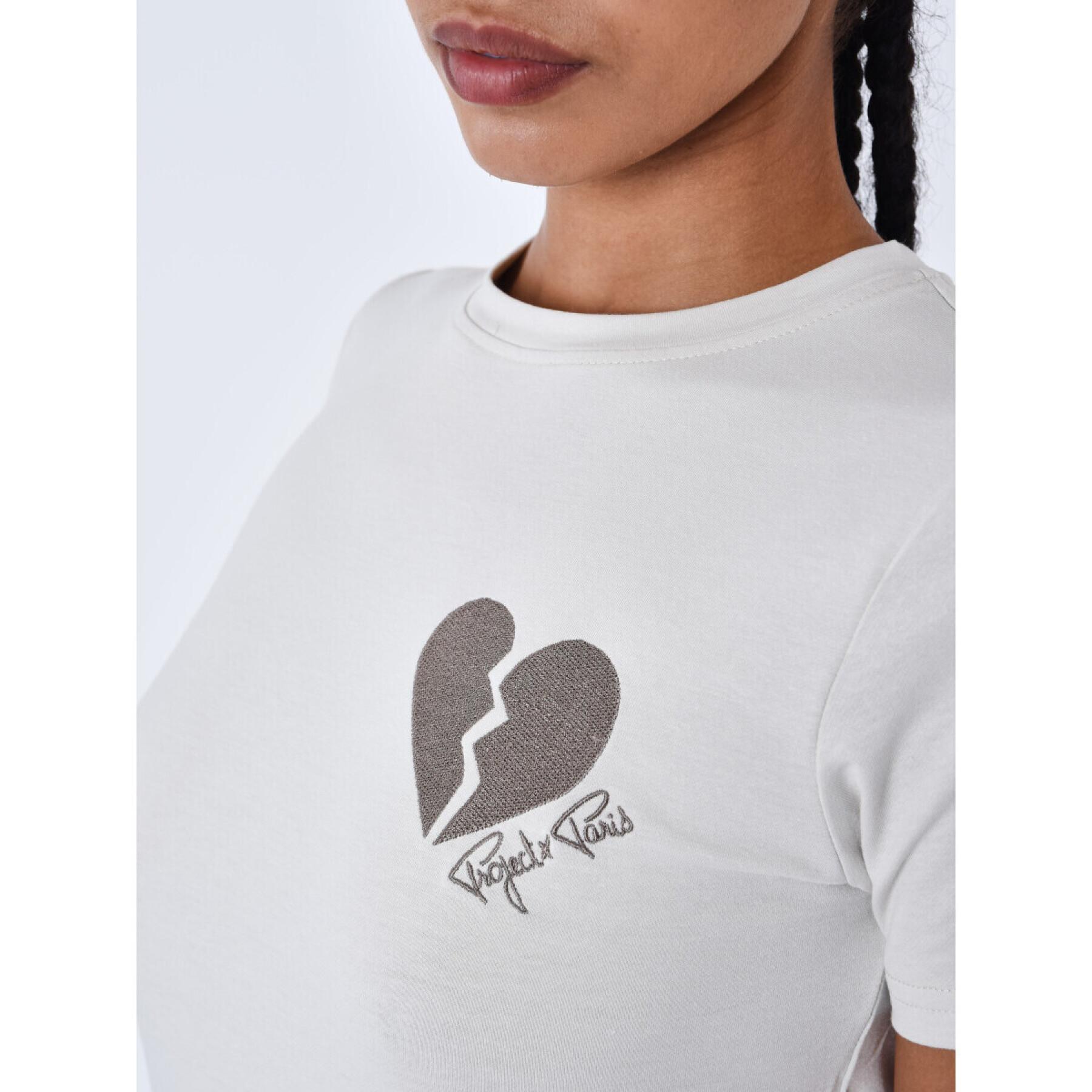 Maglietta con cuore spezzato da donna Project X Paris