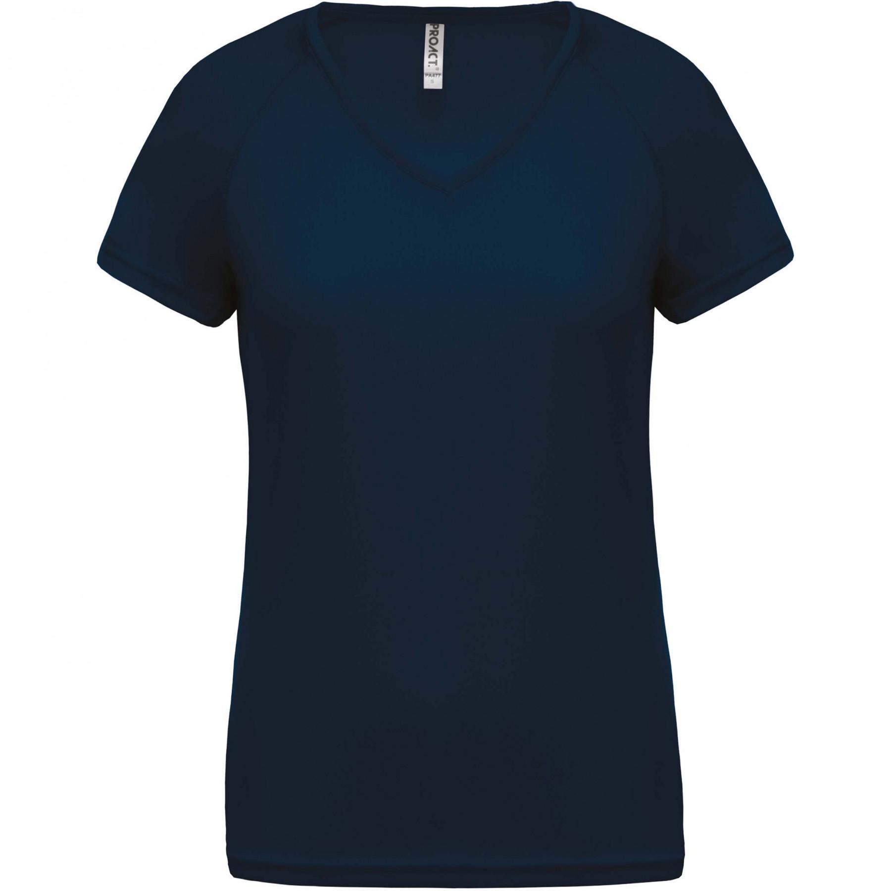T-Shirt donna Collo V Proact Sport