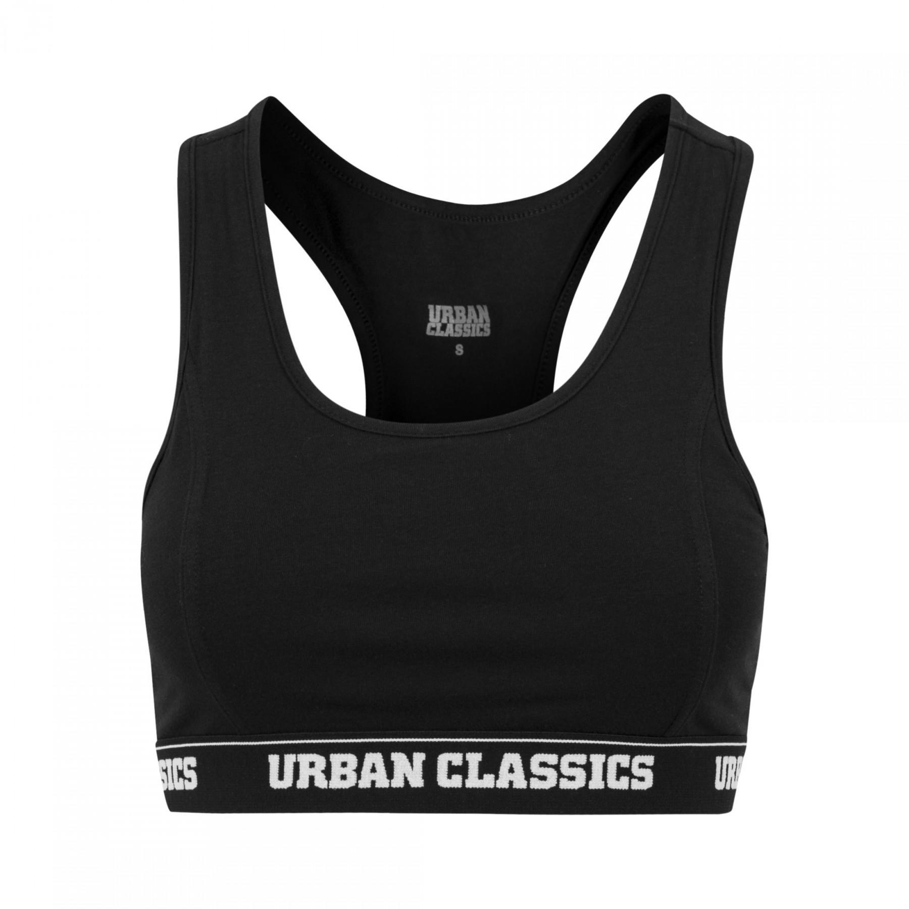 Reggiseno sportivo da donna Urban Classic logo