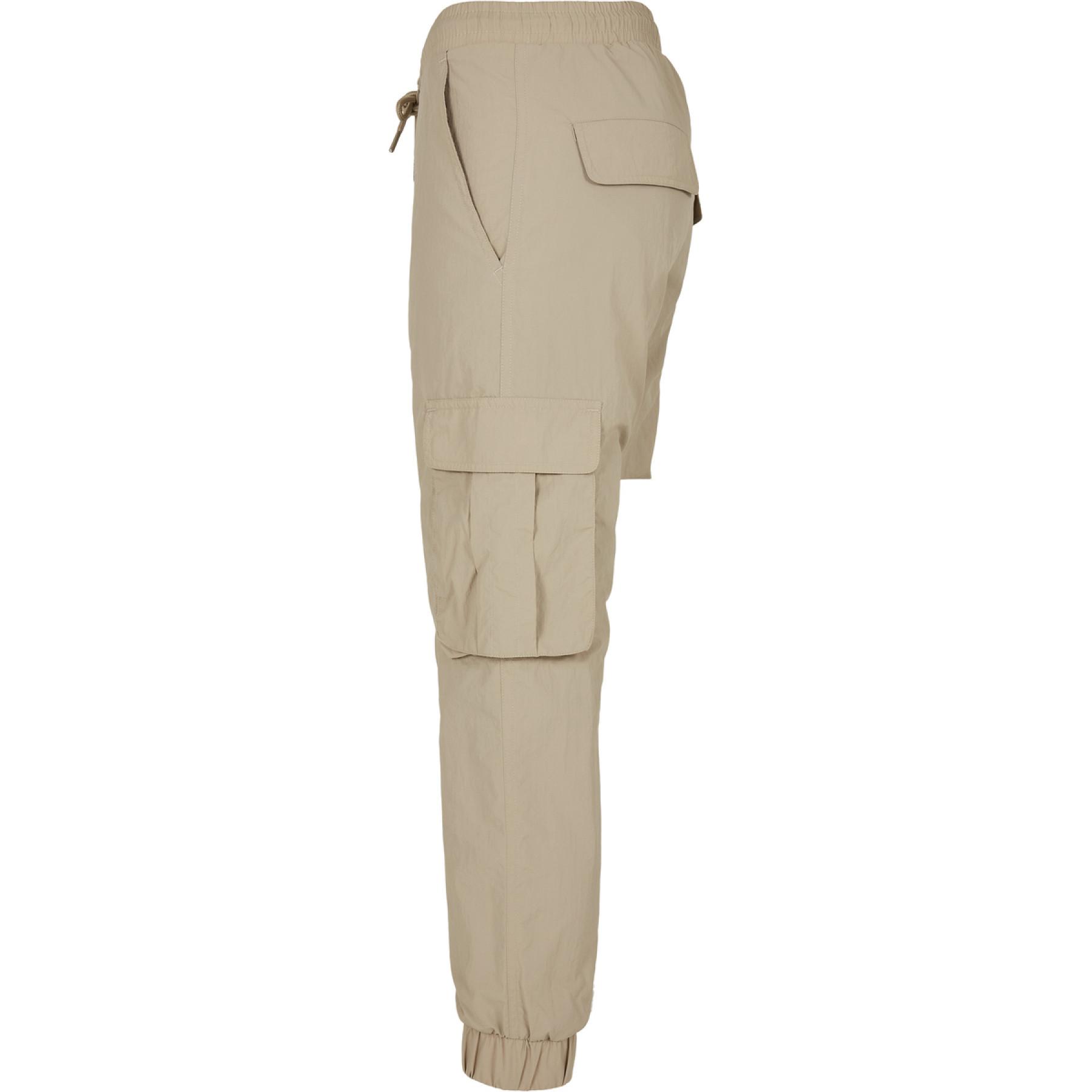 Pantaloni cargo da donna Urban Classics high waist crinkle