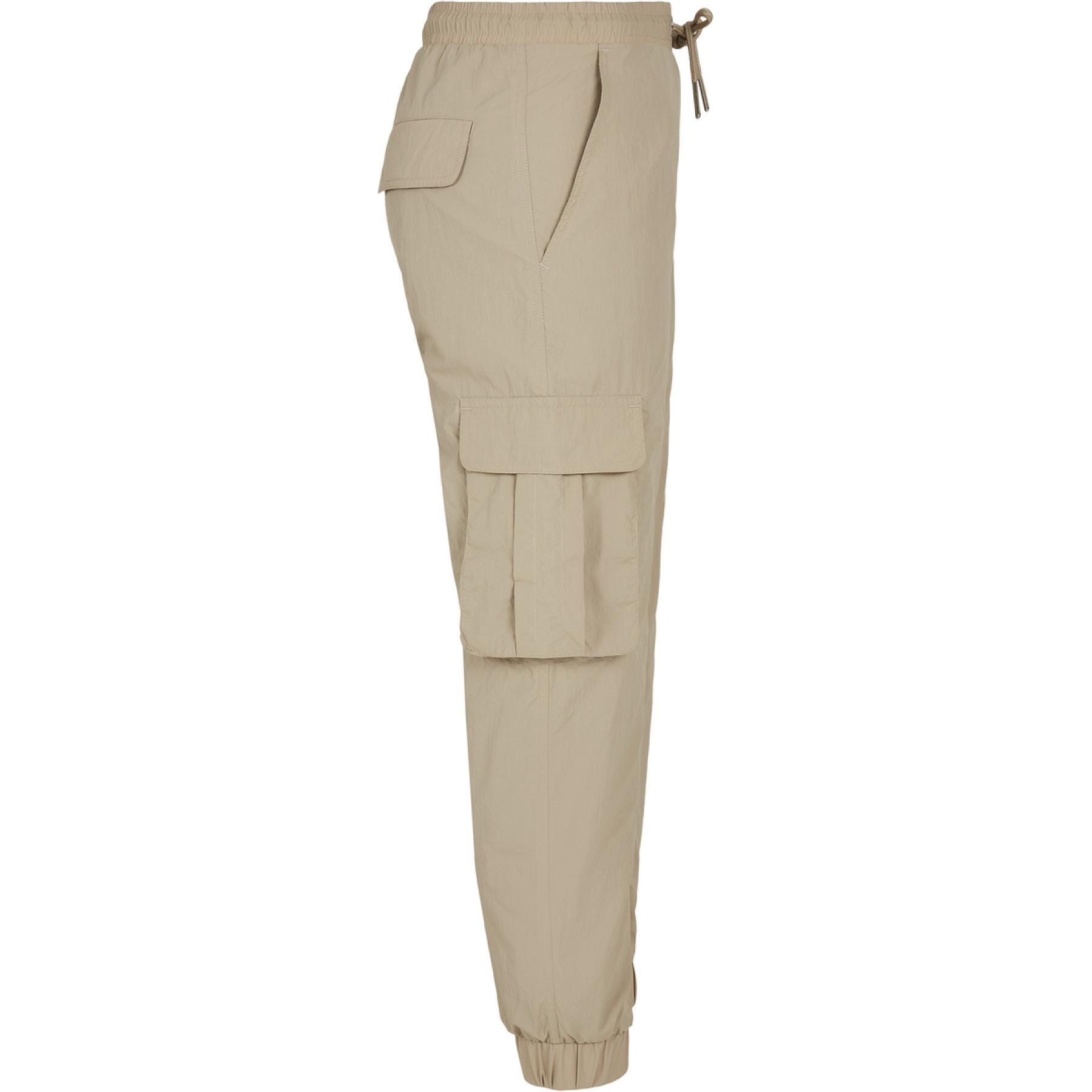 Pantaloni cargo da donna Urban Classics high waist crinkle