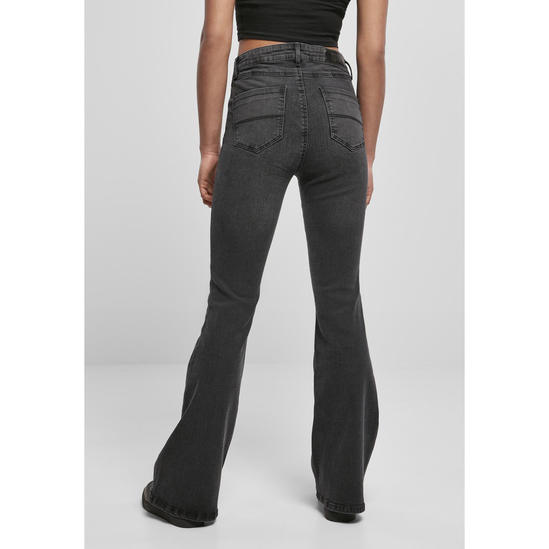 Jeans da donna Urban Classics high waist flared