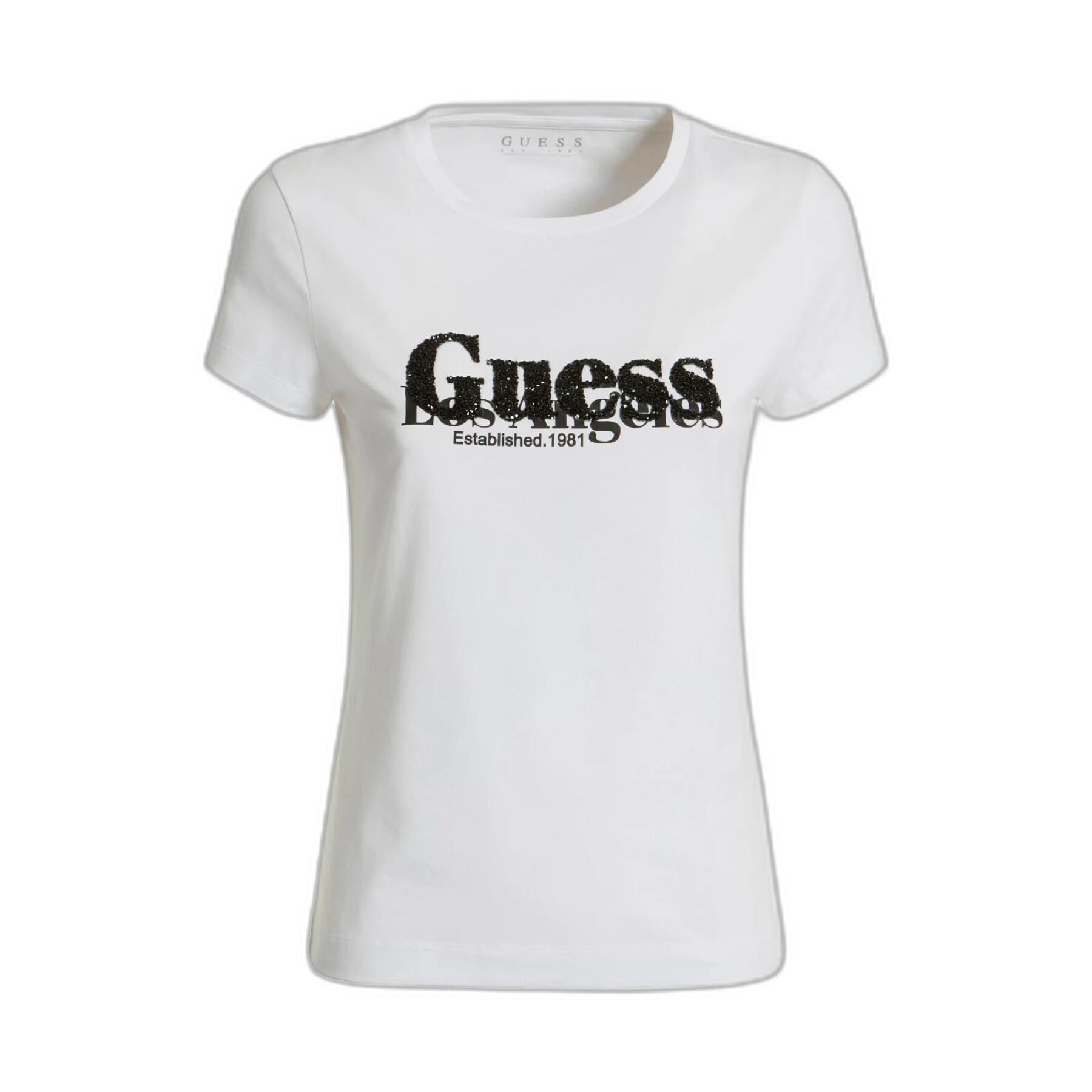 T-shirt a maniche corte da donna Guess Cn Astrelle