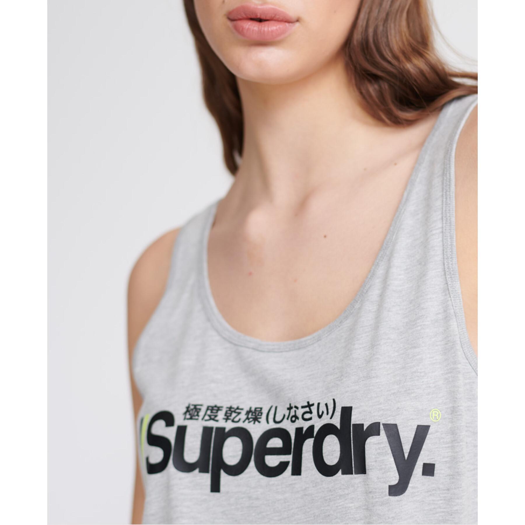 Canottiera sportiva classica da donna Superdry Swiss Logo