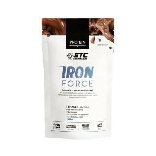 Doypack iron force® protein con misurino STC Nutrition chocolat - 750g