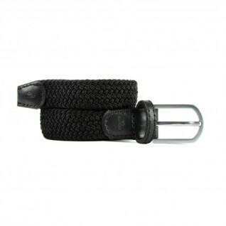 Cintura elastica intrecciata per donne Billybelt Noir Réglisse