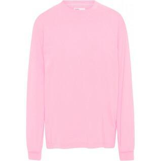 Maglietta a manica lunga Colorful Standard Organic oversized flamingo pink