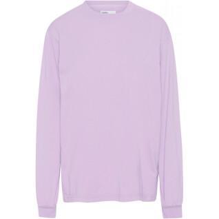 Maglietta a manica lunga Colorful Standard Organic oversized soft lavender