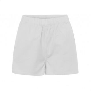 Pantaloncini in twill da donna Colorful Standard Organic optical white