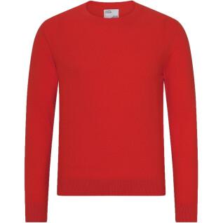 Maglio girocollo in lana Colorful Standard Light Merino scarlet red
