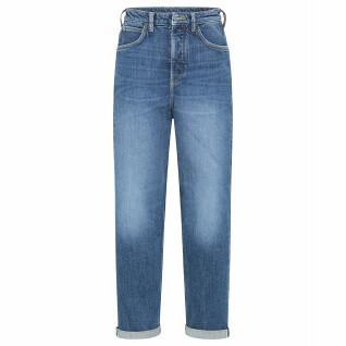 Jeans da donna Lee Carol Button Fly in Mid Newberry
