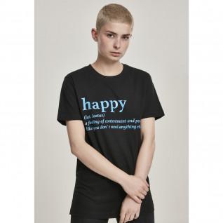 Maglietta da donna Mister Tee happy definition