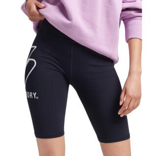 Pantaloncini da ciclismo per donne Superdry Sportstyle Logo