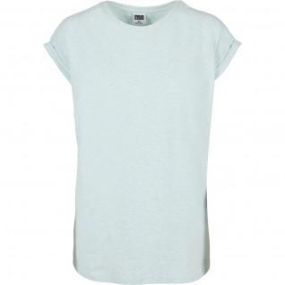 Maglietta da donna Urban Classics color melange extended shoulder-grandes tailles