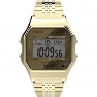 Guarda Timex T80 34 mm Bracelet en acier inoxydable