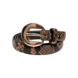 Cintura in pelle sintetica donna Urban Classics Snake