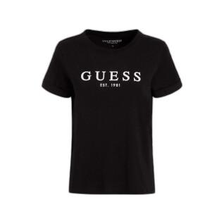 T-shirt a manica corta da donna Guess 1981 Roll Cuff