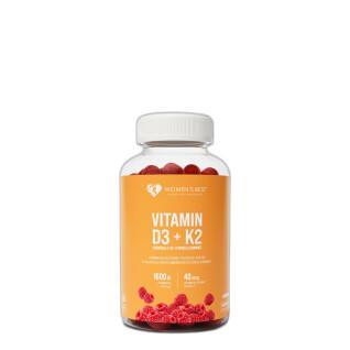 Concentrato di vitamine da 90 pezzi Women's Best D3 + K2 Raspberry
