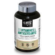 Formula sinergica completa 33 vitamine e antiossidanti STC Nutrition - 90 gélules végétales