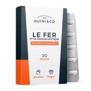 Integratore alimentare contro la fatica Nutri&Co Le Fer Et Sa Souche Lactique - 30 gélules