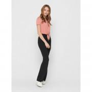 Pantaloni donna Only Fever stretch flaired
