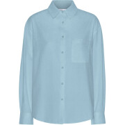 Camicia pesante oversize da donna Colorful Standard Organic Seaside Blue
