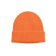 Cappello di lana Colorful Standard Merino burned orange
