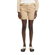 Shorts con cintura in rafia intrecciata Esprit