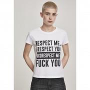T-shirt donna Mister Tee repect me