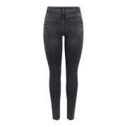 Jeans skinny crudi da donna Pieces Delly