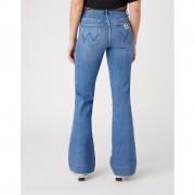 Jeans da donna Wrangler Flare Sandy